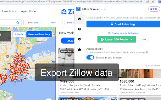 Real Estate Data Scraper screenshot