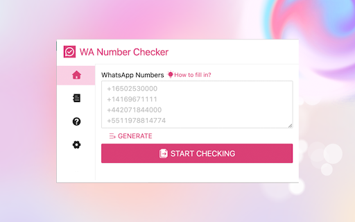 WA Number Checker screenshot
