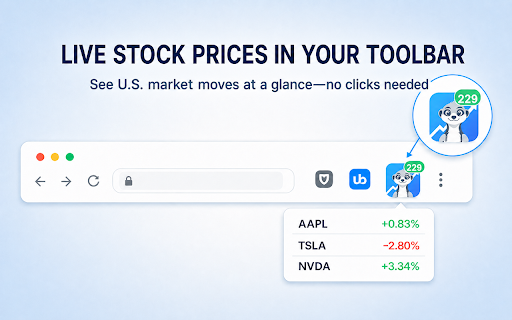 US Stock Tracker - Live Prices, Watchlist, Badge Alerts screenshot