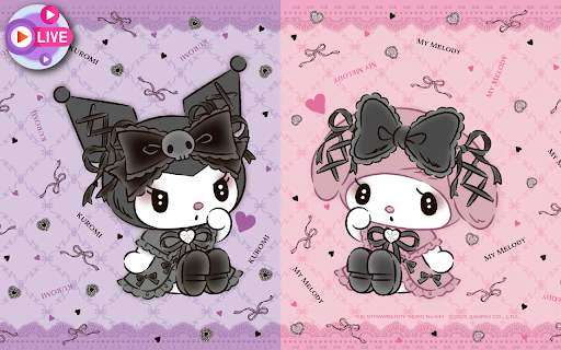 My Melody Kuromi Live Wallpaper screenshot