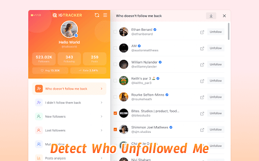 iTracker: IG Unfollower Checker screenshot