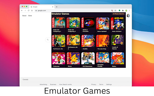 Emulator Games screenshot