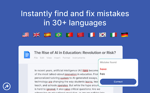 Justdone: GPT-4o AI Writing Assistant & Grammar Checker screenshot