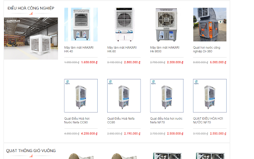 Tổng Kho Quạt Công Nghiệp Nam Vũ screenshot