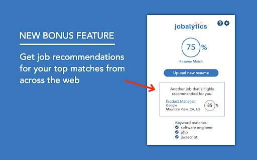 Jobalytics - Resume Keyword Analyzer screenshot