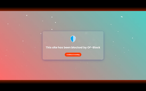 OnlyFans Block Extension screenshot