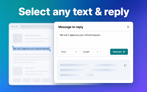 AI Response Generator screenshot
