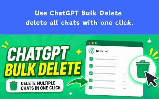 Delete ChatGPT Chats - chatgpt bulk delete screenshot