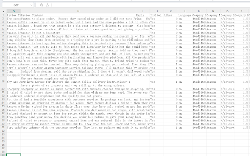 Trustpilot.com Reviews Extract Export CSV screenshot