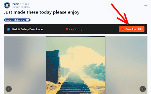 RedditBulk - Reddit Image Gallery Downloader screenshot