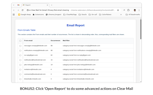 Clear Mail for Gmail: Privacy first email cleaning screenshot