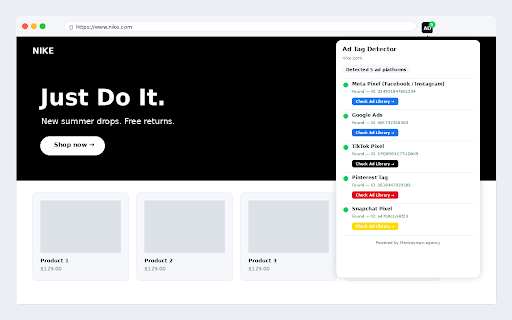 Ad Tag Detector by Monkeyman screenshot