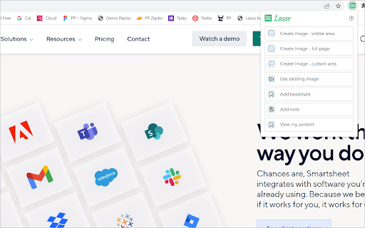 Screenshot & Bookmark Manager by Lasso screenshot