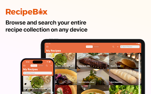 RecipeBox – Save Your Recipes! screenshot
