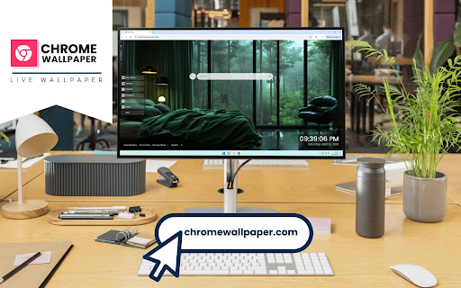 Green Room and Forest Rain Live Wallpaper screenshot
