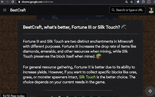 BestCraft - Minecraft Tips/Guides screenshot