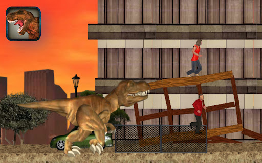 Hungry dinosaur simulator game screenshot