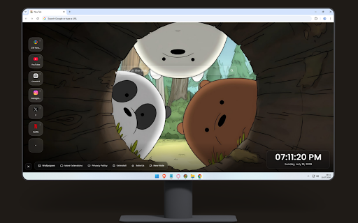 We Bare Bears Wallpapers – Cartoon Character Backgrounds screenshot