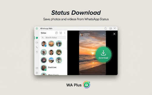 WA Web Plus – WhatsApp Web Tools for Privacy & Deleted Messages screenshot