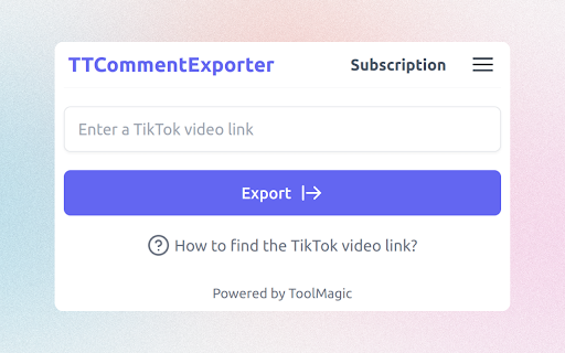 TTCommentExporter - Export TikTok Comments screenshot