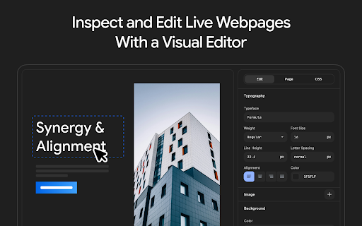 UI Inspector - Visual CSS Editor screenshot