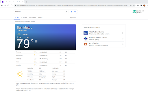 Search for a Cause screenshot