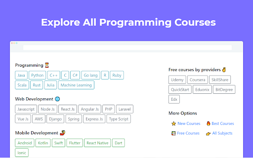 QuickCode - Free Online Programming Courses screenshot