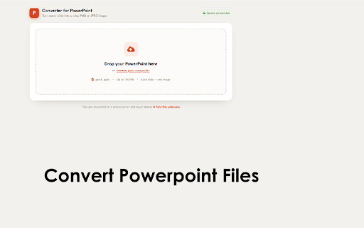 Converter for PowerPoint screenshot