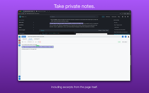 Metadocs - Discuss docs, take notes. screenshot