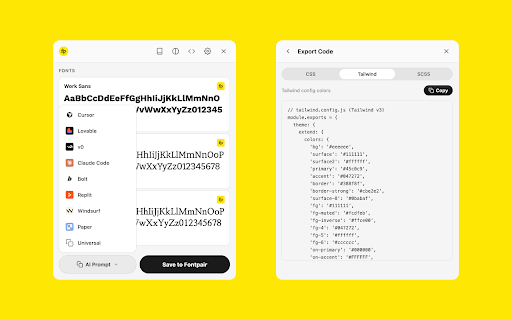 Fontpair screenshot