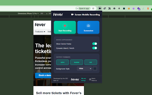 Mobile Screen Recorder: Frame, GIF & MP4 screenshot