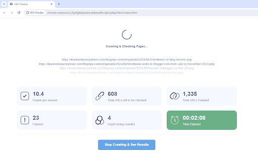 SEO Checker screenshot