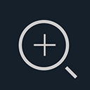 ZOOM IMAGE for X(Twitter) icon