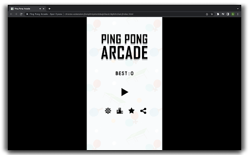 Ping Pong Arcade - HTML5 Game screenshot