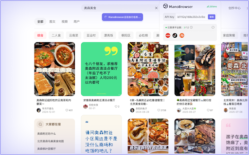 ManoBrowser screenshot