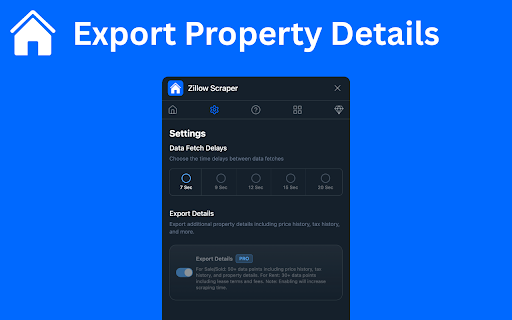 Zillow Scraper - Agent & Property Export screenshot
