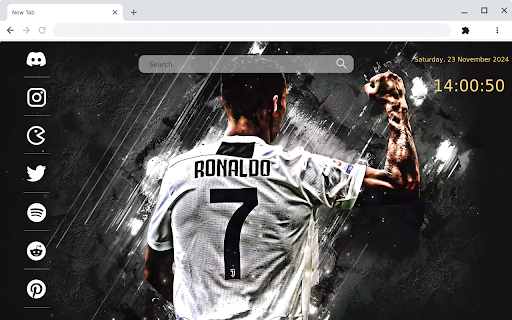 Cristiano Ronaldo CR7  Iconic Gaze with Red Backdrop Live Wallpaper screenshot