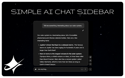Free Gemini AI Sidebar Assistant screenshot