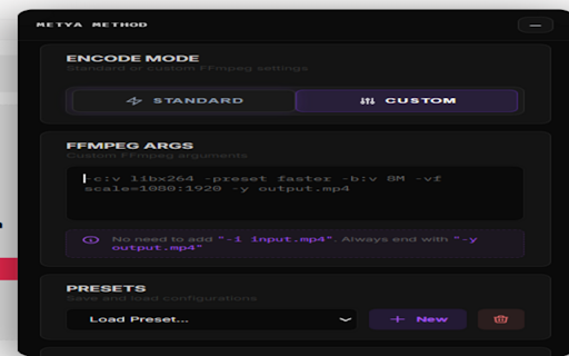 Metya 60 fps optimizer screenshot