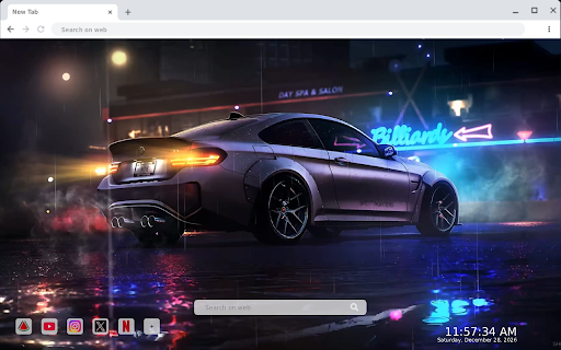 BMW M4 Parked Live Wallpaper screenshot