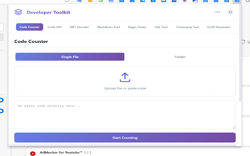 Developer Toolkit screenshot