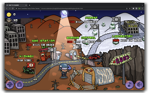 Swat vs Zombies - HTML5 Game screenshot