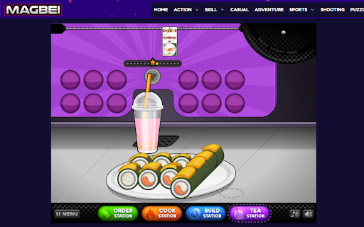 Papa's Sushiria Unblocked Game - Launcher screenshot