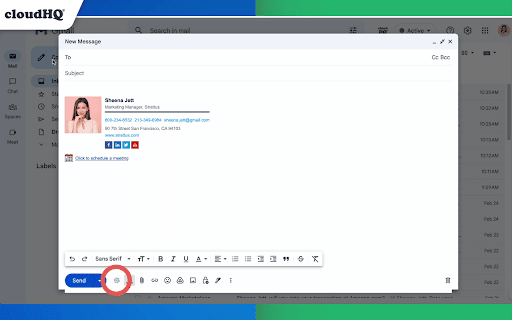 ChatGPT for Gmail by cloudHQ screenshot