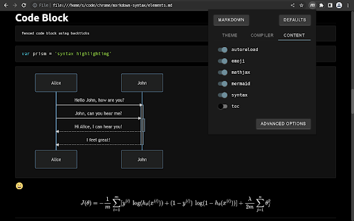 Markdown Viewer screenshot