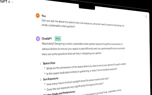 PinGPT screenshot