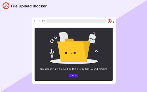 File Upload Blocker screenshot