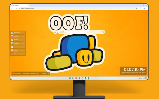 Roblox Oof Death Live Wallpaper screenshot