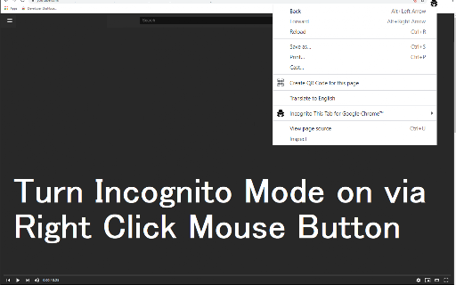 Incognito This Tab for Google Chrome™ screenshot
