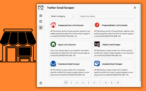 Twitter Email Scraper screenshot